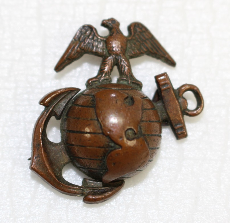 U.S MARINE CORPS EGA LAPEL HAT CAP PIN USMC EAGLE GLOBE & ANCHOR LEFT INSIGNIA 